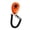 Orange, variant on QXFBJOQH Dog Training Clicker with Wrist Strap – Effective Pet Clicker Training Aid for Dogs & Cats, Positive Reinforcement Tool