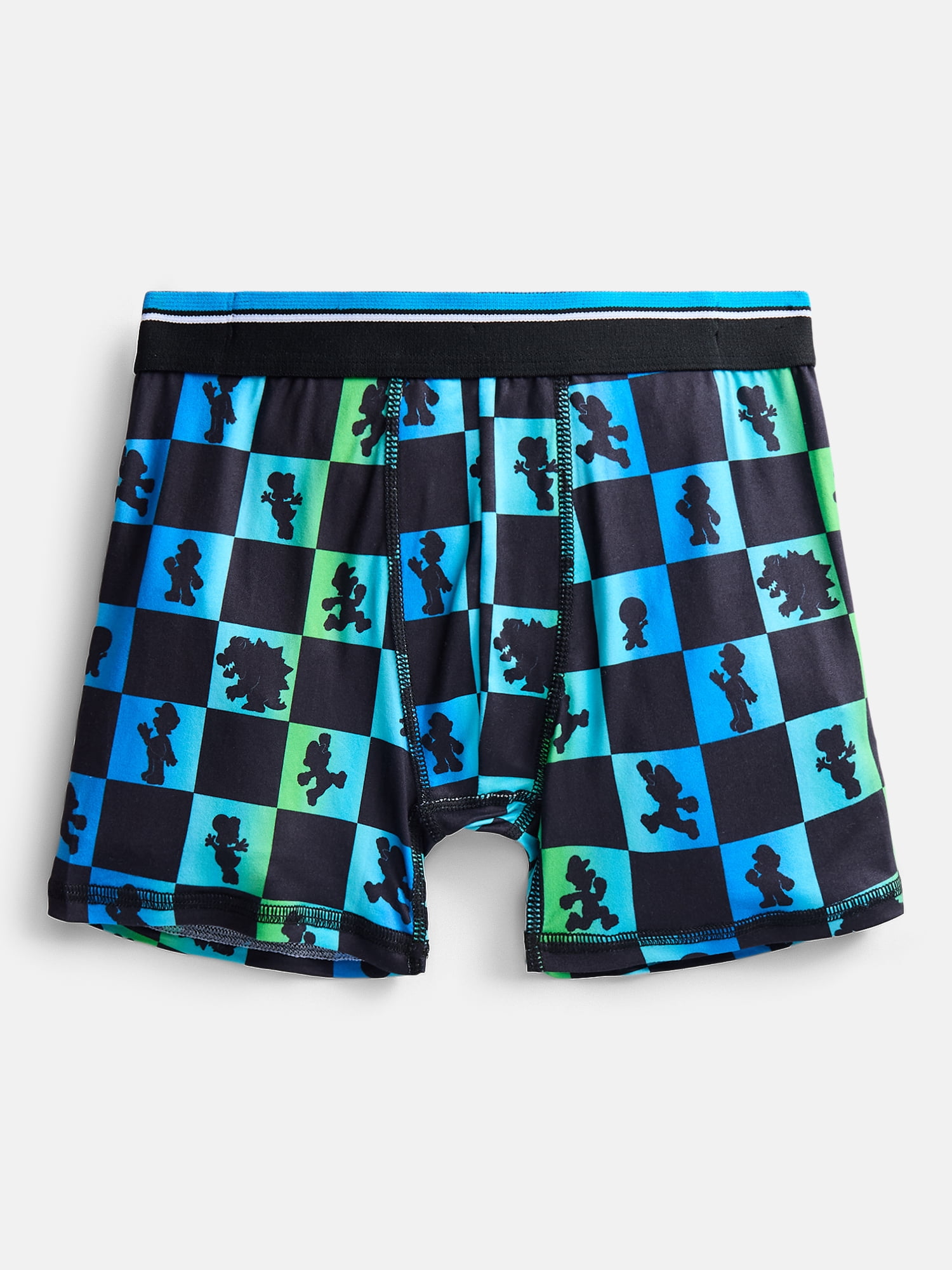 Super Mario Boys Boxer Brief Underwear, 4-Pack, Sizes XS-XL
