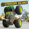 thumbnail image 5 of Amphibious RC Monster Truck Waterproof, 4WD Remote Control Monster Car for Kids, All Terrain Off Road Stunt Car with Gyroscope & 360° Spins, Pool Water Toy Gift, 5 of 13