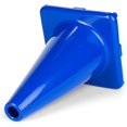 thumbnail image 2 of Champion Sports High Visibility Flexible Vinyl Cone for Athletics and Social Distancing, Blue, 12 Inch, 2 of 5