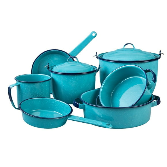 BATERIA CINSA HUASTECA AZUL TURQUESA 9 PZAS
