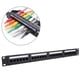 thumbnail image 2 of 24 Port Mountable Data Patch Panel High Speed CAT6 CAT-6 Network Cable Rack, 2 of 5