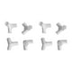 thumbnail image 1 of Soidarity Spare Parts Feet Corners ways Connector Intubation for Trip Awning Tent 4pc 2piezas, 1 of 1