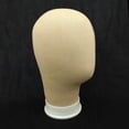 thumbnail image 4 of Milaget Canvas Block Head Manequin Head For Making Wigs Hats Styling Display 54cm, 4 of 9