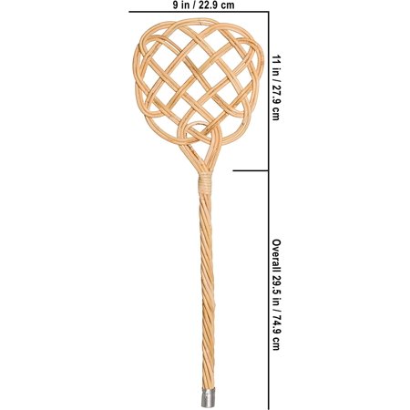 布団たたき レデッカー 75cm カーペットビーター （ 籐 ラタン 布団叩き 軽量 天然素材 ）
