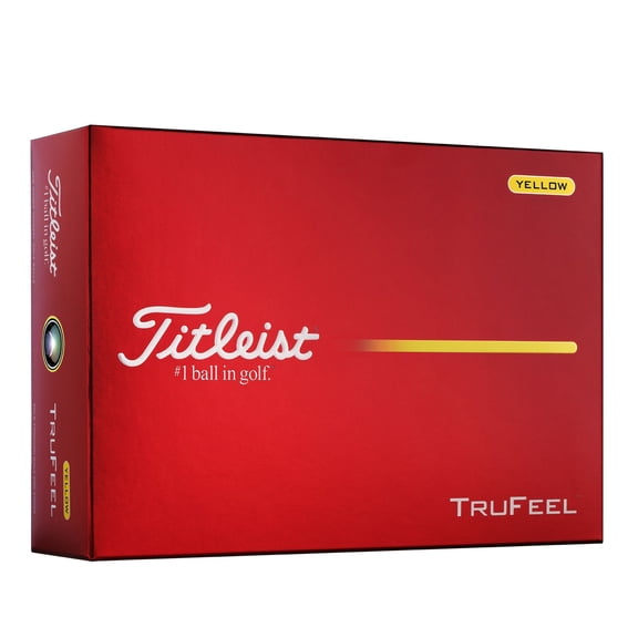 Titleist 2026 TruFeel Golf Balls 12pk, Yellow