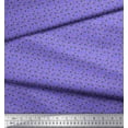 thumbnail image 2 of Soimoi Purple Poly Georgette Fabric Eyes & Artistic Tree Print Fabric by the Yard 52 Inch Wide, 2 of 3