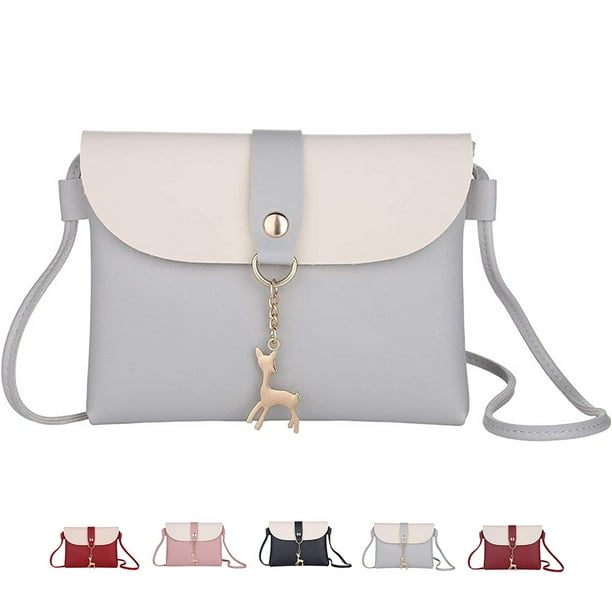 Dicasser PU Leather Shoulder Handbag Cross Body Purse for Teens Girls