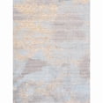 thumbnail image 2 of Pasargad Home Malibu 8' x 10' Hand-Loomed Bamboo Silk Grey/Aqua Rug - All Ages, Indoors, 2 of 6