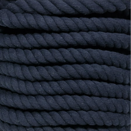 

Super Soft 3 Strand Twisted Cotton Rope - Multiple Colors to Choose from in Various Diameters and Lengths