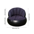 thumbnail image 3 of shyuyusa Foldable Inflatable Lounge Chair Backrest Air Sofa Portable Design For Outdoor Camping Indoor Leisure Using, 3 of 6