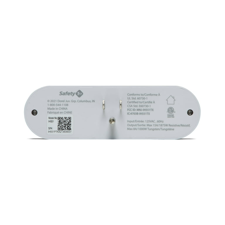 Safety 1st Connected Nursery Dual Smart Outlet