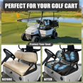 thumbnail image 4 of HUIACONG Butterfly Soft Golf Cart Seat Cover Blanket for Standard Front Bench Seats EZGO TXT RXV, Universal Fit Non-Slip Universal Golf Cart Front Seat Cover, 4 of 7