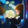 thumbnail image 3 of 3D Printing Moon Lamp Kids Night Light Change Remote & Touch Control USB Rechargeable Gift for Baby Girls Boys (16 Colour), 3 of 7