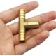 thumbnail image 5 of Piezas 10 Mm Conector de Latón de 3 Vías Conector de Extensión de Manguera Conector de Manguera de Jardín Conector de Manguera de Aire Comprimido Conector de Manguera de Combustible Pieza en T, 5 of 5