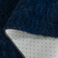thumbnail image 5 of SAFAVIEH Rainbow Rosalin Solid Shag Area Rug, Navy, 6' x 9', 5 of 7