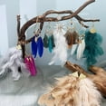 thumbnail image 3 of YongCo Artistic Fringe Plume Earrings User Friendly Material Bohemian Style Party Jewelry Gift, 3 of 20
