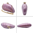 thumbnail image 5 of Kwuty Seashell Chain Shoulder Bag for Women Acrylic Evening Clutch Bag Glitter Marble Purse Handbag for Wedding Party Prom, 5 of 6