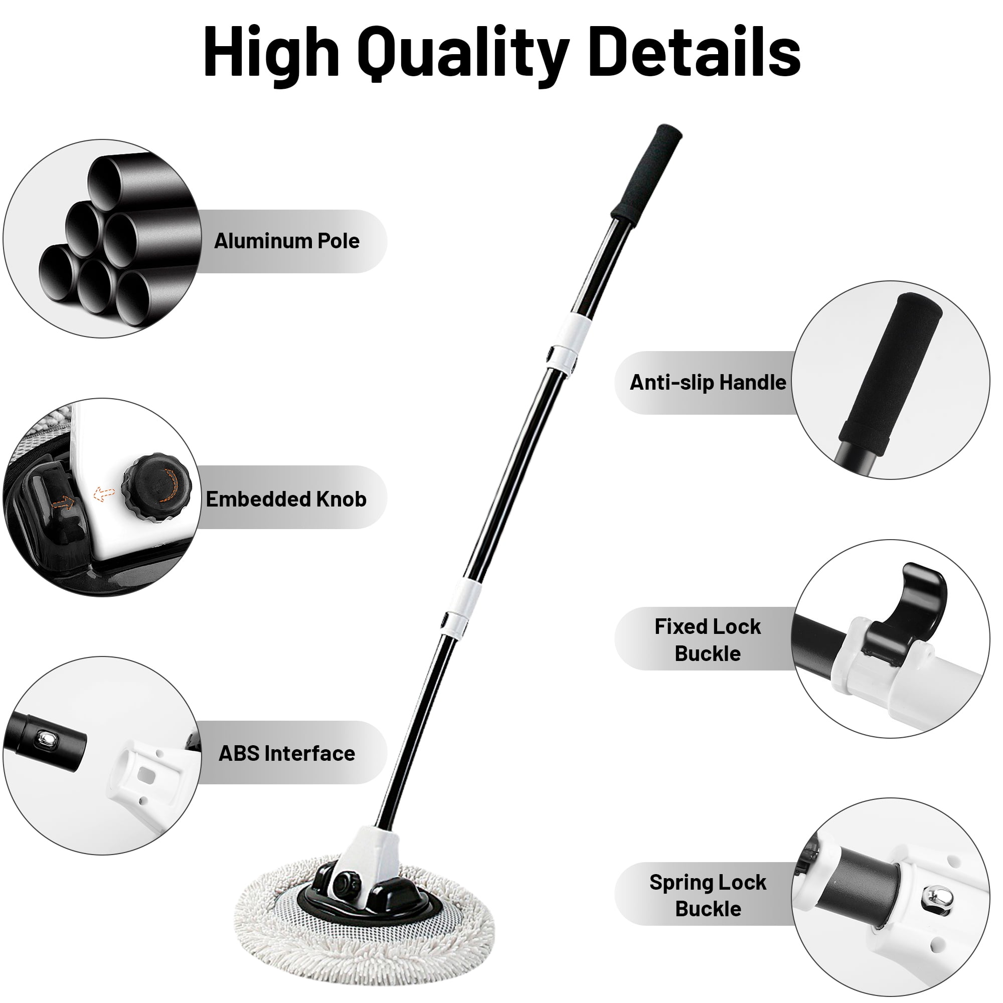 12Pcs Car Wash Cleaning Tools Kit Car Detailing Set Collapsible Bucket Sponge Towels Tire Brush Duster Complete Interior Car Care Kit