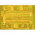 thumbnail image 1 of Ahgly Company Indoor Rectangle Southwestern Yellow Country Area Rugs, 7' x 9', 1 of 4