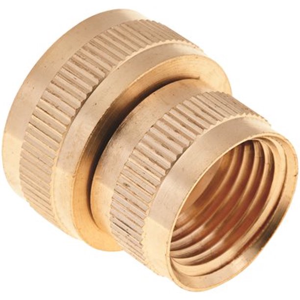 PROPLUS® BRASS HOSE ADAPTER SWIVEL, 3/4 IN. FHT X 1/2 IN. FIP per 13