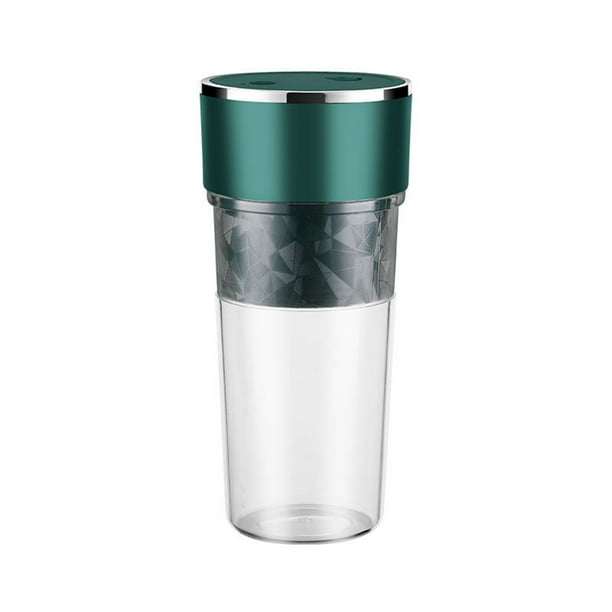 Pisexur Batería de cocina Licuadoras portátiles, licuadoras para batidos, exprimidor de frutas recargable por USB con 4 cuchillas, licuadoras de mano para deportes, v para la cocina del hogar
