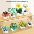thumbnail image 2 of Honchoes 9 in 1  Succulent Flowers Building Sets Compatible with Lego Botanical Home Office Decor Gifts for Adults Boys Girls 977 Pcs, 2 of 6