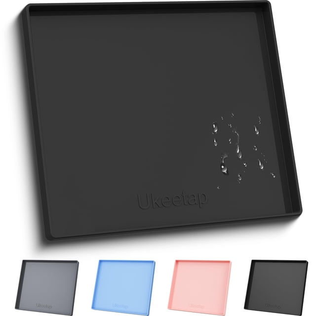 Tapete de silicona Ukeetap 56 x 48 cm impermeable con borde elevado