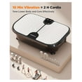 thumbnail image 2 of Vibration Plate Exercise Machine, 400 LBS Capacity Vibration Plate for Lymphatic Drainage, Max Space for Whole-Body Workout & Relaxation at Home, 2 of 8
