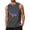 Light Gray, variant on Men's Retro USA Flag Tank Top with Sleeveless Cut and Loose Fit Design Featuring Vintage Style for Summer Vacations Beach Trips Beige L
