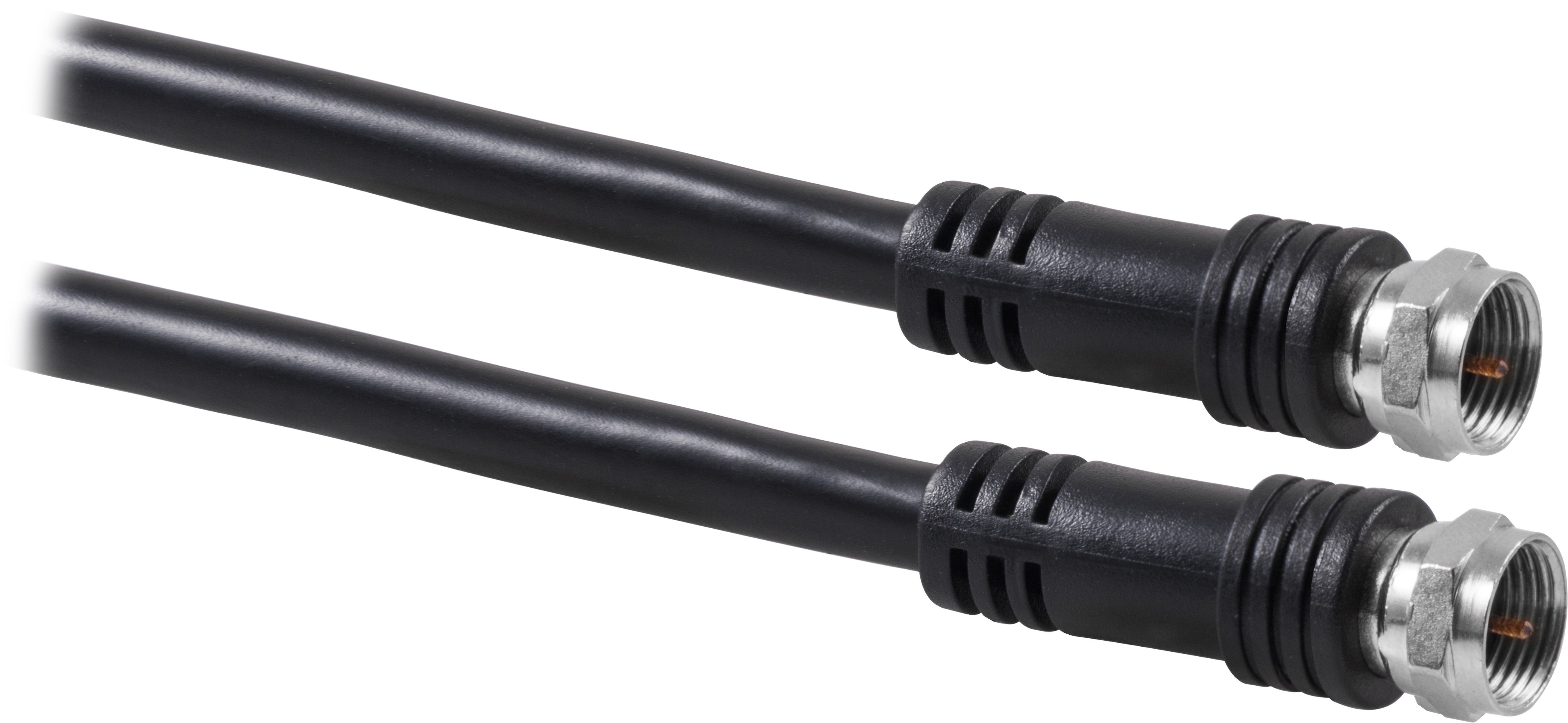 Onn Rg6 Coaxial Cables 15 Ft Black