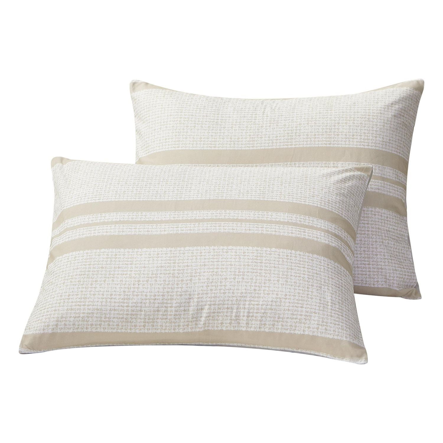 Beco Home Pom Pom Stripe 3 Piece Reversible Comforter Set