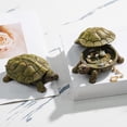 thumbnail image 1 of Joyero de resina organizador anillo almacenamiento exhibición pendientes tortuga estatuilla Animal escultura tesoro caja de recuerdo para decor perfecl Estuche de estatuilla de tortuga, 1 of 7