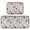 Hand-drawn Shell Pattern, variant on 2-Piece Kitchen Mat Set Non Slip Washable Floor Mats Decorative Rugs for Kitchen Sink Laundry Cute Colorful Chickens Pattern