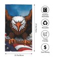thumbnail image 2 of Balery Cartoon Bald Eagle USA Toalla de Microfibra Premium con Estampado – 27.5x16 pulgadas, Alta Absorción, Suave y Aterciopelada, Secado Rápido, 2 of 6