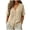 #05 Khaki 【Mix, Match & Rotate: Stock Up on Daily Colors】, variant on Women's Loose Fit V Neck Button Short Sleeve Solid Color Cardigan Sweater Casual Tops Comfy Lightweight Outfits | CSEONE,Army Green L