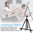 thumbnail image 7 of QIPUNEKY Art Painting Display Easel Stand, Portable Adjustable Aluminum Metal Tripod Artist Easel,Extra Sturdy for Table-Top/Floor Painting, Drawing, and Displaying, 7 of 7