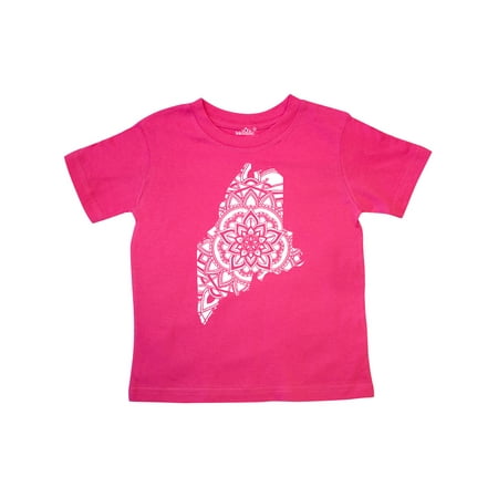 

Inktastic Maine Silhouette Mandala Gift Toddler Boy or Toddler Girl T-Shirt