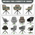 thumbnail image 6 of Xixirimido Aztec Tribal Printings Swivel Office Armchair Cover Stretch Computer Desk Chair Slipcover Mid Back Accent Dining Chair Covers Non-slip for Home Living Room, 6 of 7