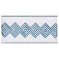 thumbnail image 3 of Authentic Hotel and Spa Turkish Cotton Diamonds Embroidered Teal Blue Bath Towel, 3 of 3