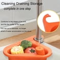 thumbnail image 2 of Zootealy 4 Pack Kitchen Sink Drain Basket Swan Drain Rack, Multifunctional Kitchen Triangular Sink Filter Swan Drain Basket for Kitchen Sink Hangs on Faucet Fits All Sink, 2 of 6