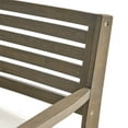 thumbnail image 5 of Skye Outdoor Acacia Wood Dining Chair with Cushions, Set of 2, Gray, Crème, 5 of 10