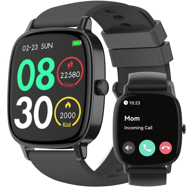 Reloj inteligente Horafit para hombre y mujer, pantalla HD IP68 resistente al agua