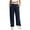 Blue, variant on Women's Wool Blend Elastic Waist Straight Leg Business Casual Pants 2026
