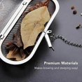 thumbnail image 5 of 2 pcs Tea Filters, 304 Stainless Steel Herbs Spices Infuser Tea Strainers for Loose Tea, Herbal Tea, Fine Mesh, 5 of 5