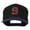 Black Purple, variant on Athletic Number 9 Embroidered Classic Two Tone Cap - Natural Black OSFM