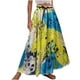 thumbnail image 1 of Faldas de cintura elástica con volantes fruncidos informales con estampado de vendaje para mujer a la moda Wmkox8yi  FGJ2142, 1 of 3