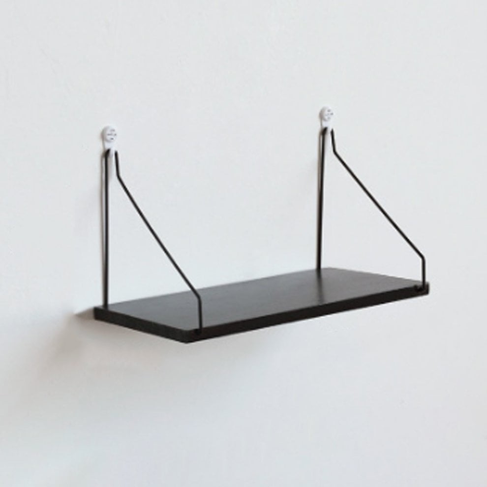 Geometric Wooden Wall Shelf Wall Mounted Storage Rack Organization For