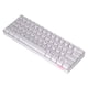 thumbnail image 4 of Wireless Keyboard 12 Lighting Effects PBT 61 Keys Stable Transmission Computer ComponentWhite Keyclick, 4 of 10