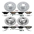 thumbnail image 3 of PowerStop Front and Rear Z23 Evolution Sport Carbon-Fiber Ceramic Brake Pad and Drilled & Slotted Rotor Kit Fits: BMW Select Models K873, 3 of 10